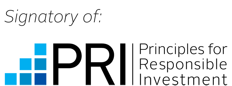 Signatory of PRI - Principles for Responsible Investment